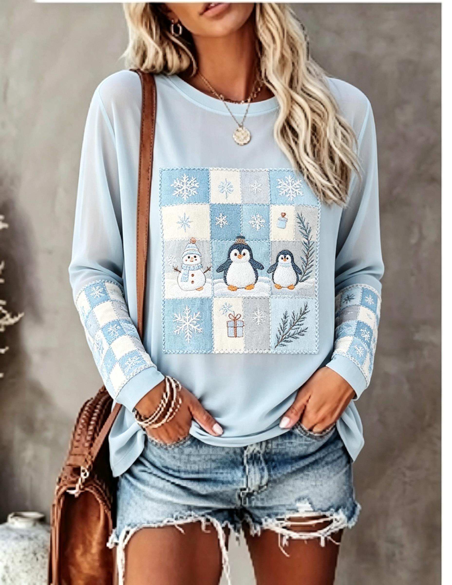 T-Shirts - Camiseta de manga larga para mujer