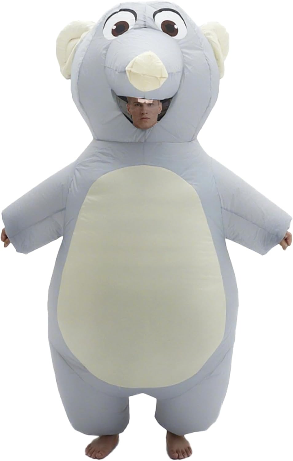Suits - Disfraz de Ratón Inflable para Adultos,