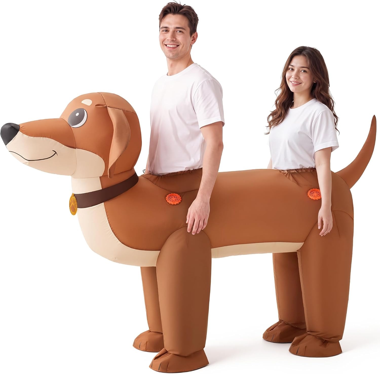 Suits - Disfraz inflable de perro salchicha de