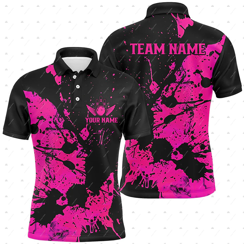 Camisetas Polo de Manga Corta  - Short Sleeve Bowling Shirt Retro reseña y precio