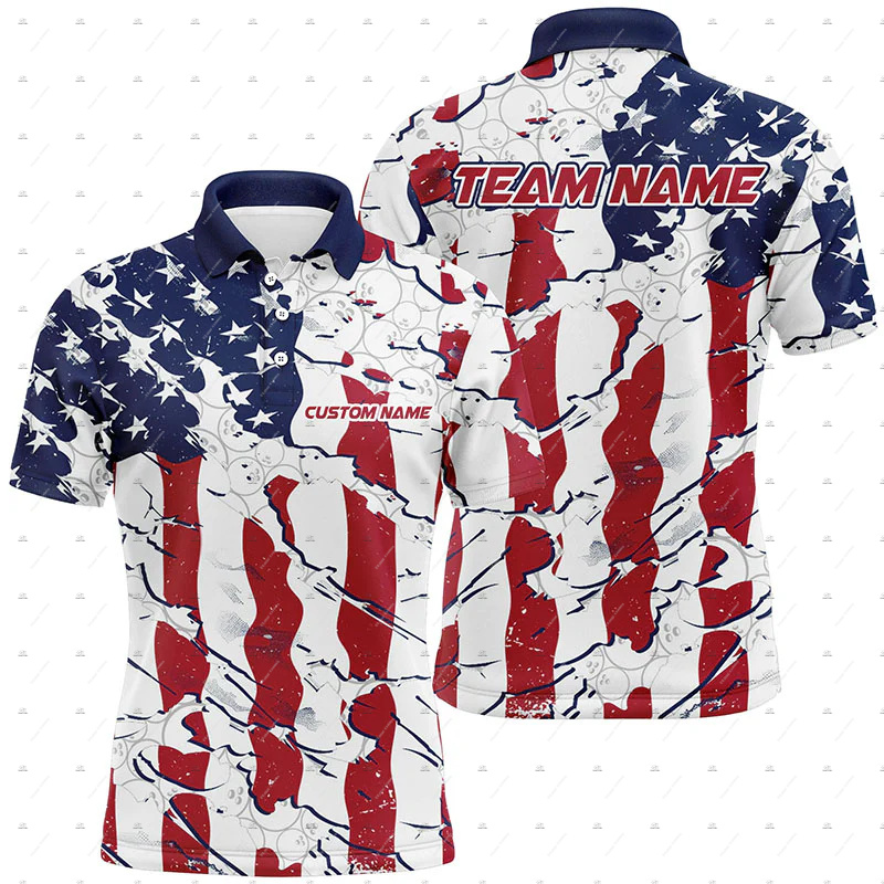 Camisetas Polo de Manga Corta  - Short Sleeve Bowling Shirt Retro reseña y precio