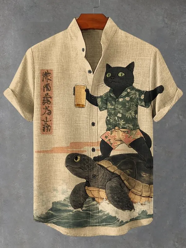 Camisa Hawaiana con Estampado  - Vintage Hawaiian Floral Shirt reseña y precio