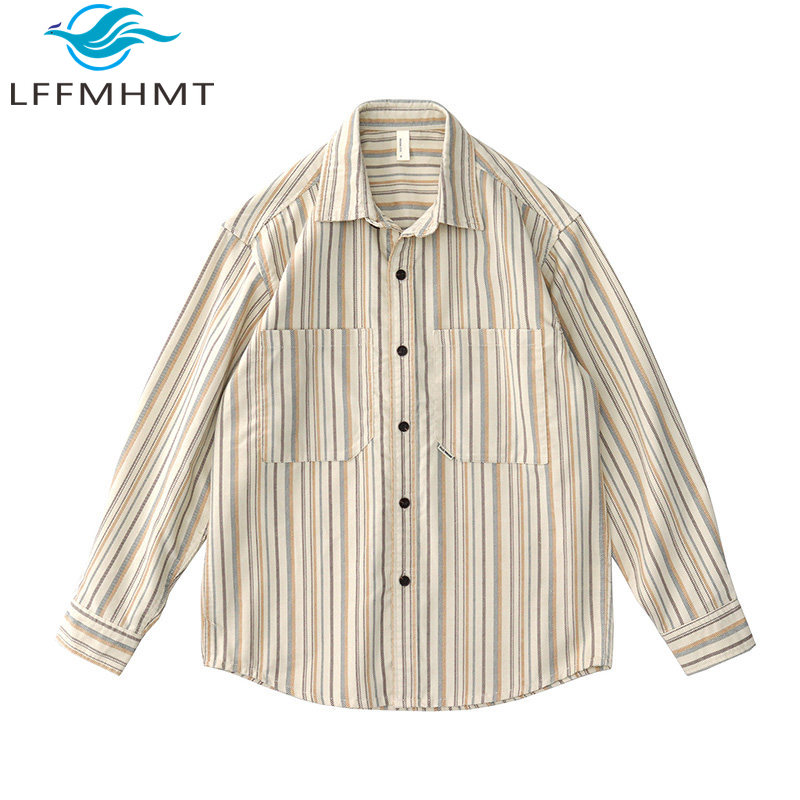 Camisa de manga larga para hom - Corduroy Button Up Shirt Men reseña y precio