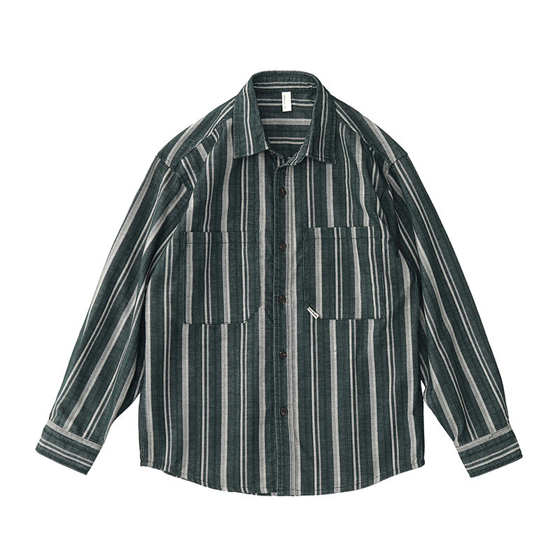 Camisa de manga larga para hom - Corduroy Button Up Shirt Men reseña y precio