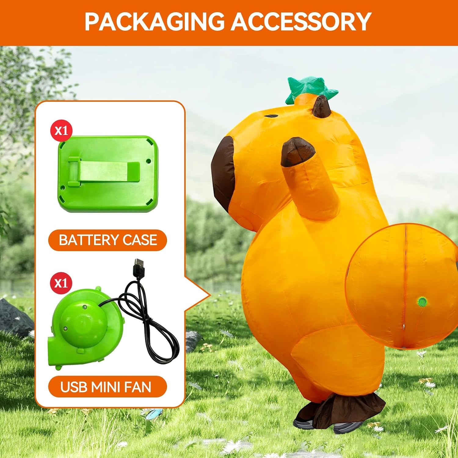 Disfraz Inflable de Capibara p - Suits reseña y precio