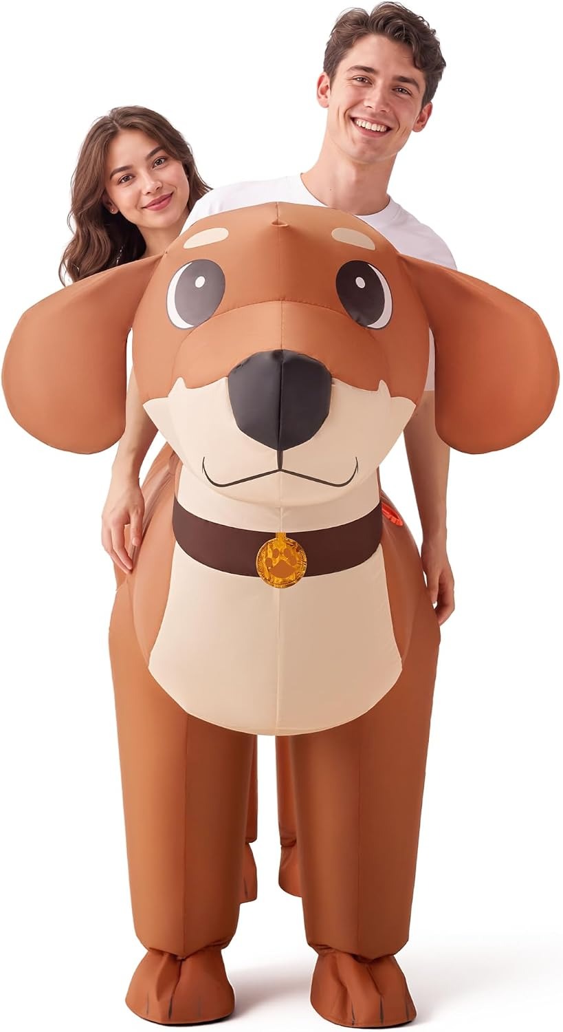 Disfraz inflable de perro salc - Suits reseña y precio